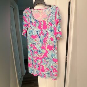 Lilly Pulitzer Pink Scoop Neck Sundress